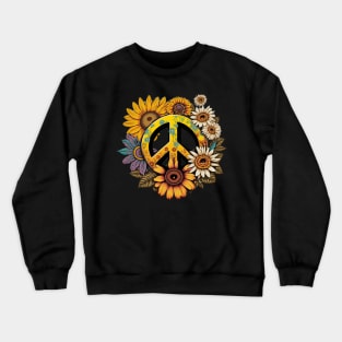 Peace Daisy Crewneck Sweatshirt